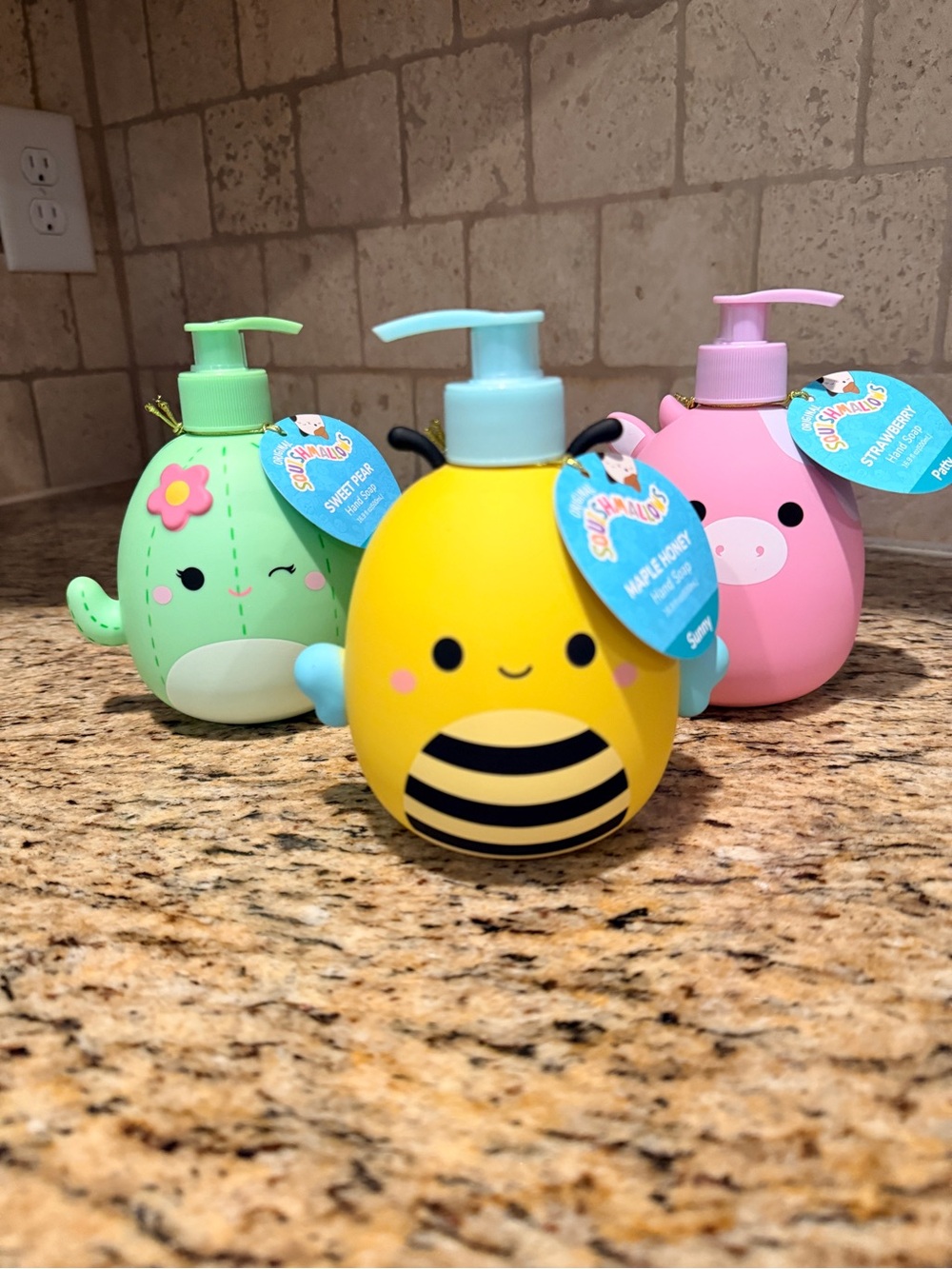 Set of 3 Squishmallow Hand Soaps